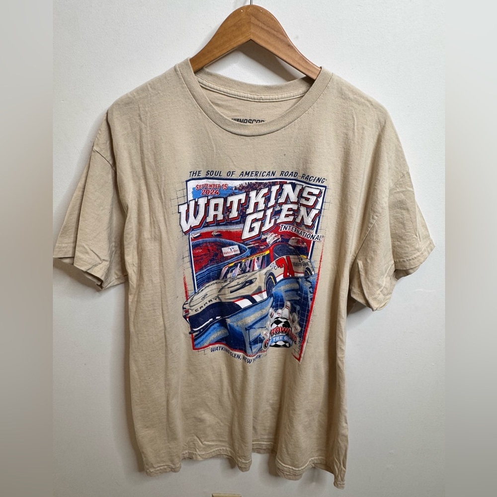 Nascar Watkins Glen Beige Racing Tee